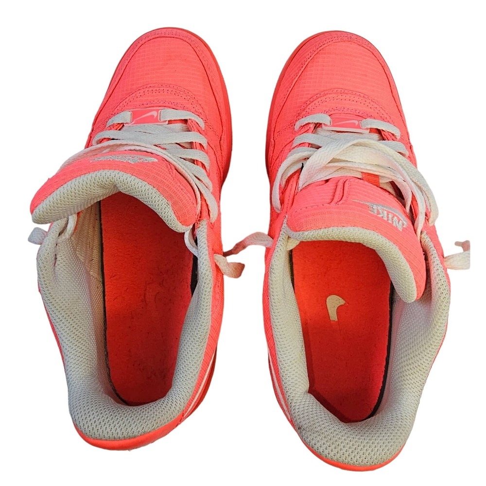 NIKE AIR Prestige Pink White Sneakers size 7 1/2 Malibu Blue Barbie - Picture 6 of 8